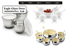 Tablet Screenshot of eagleglassdeco.com